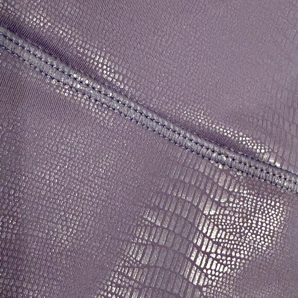NEW DYI S Signature Tight Purple Moonstone Reptile Shine Legging HighRise Gym - Picture 6 of 9